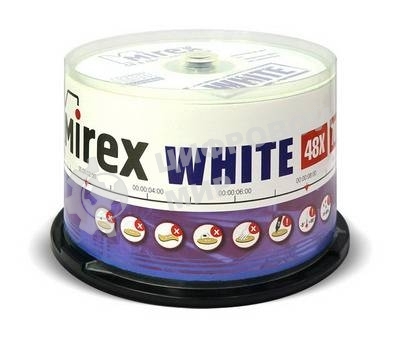 Диск CD-R Mirex 700 Mb, 48х, Cake Box (50), Thermal Print (50/300)