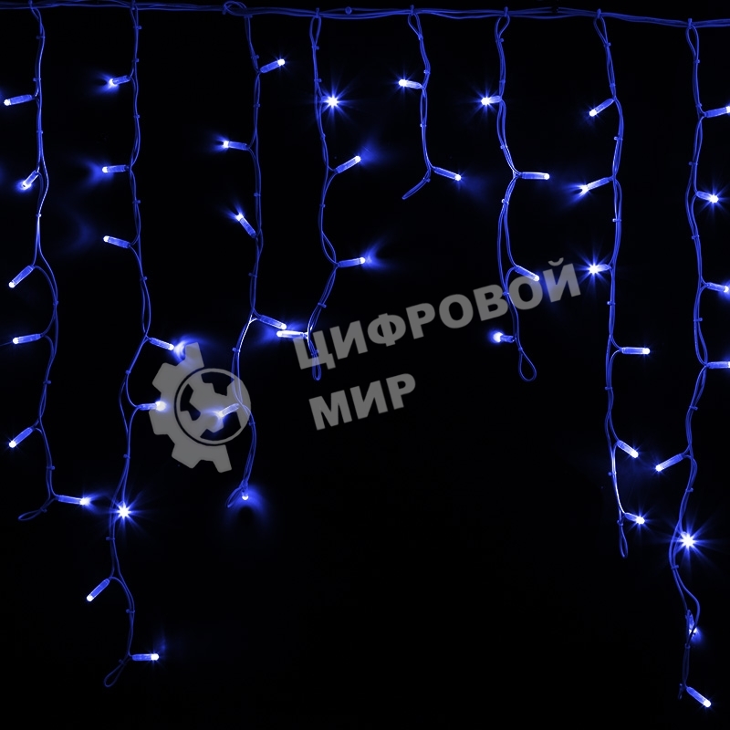 Гирлянда Neon-night Айсикл (бахрома) светодиодный, 5,6 х 0,9 м, белый провод 