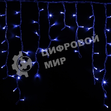 Гирлянда Neon-night Айсикл (бахрома) светодиодный, 5,6 х 0,9 м, белый провод 