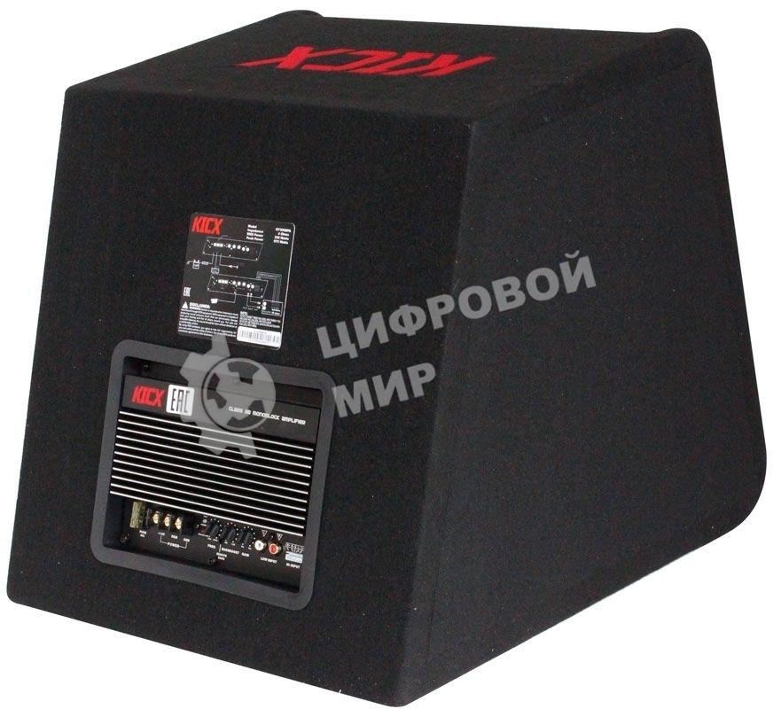 Сабвуфер автомобильный Kicx GT305BPA 350Вт активный (30см/12