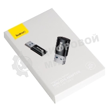 Переходник BASEUS Ingenuity Series Mini OTG, USB-A 3.1- Type-C, черный