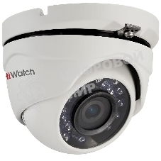 Камера видеонаблюдения аналоговая HiWatch DS-T203A(B) (3.6мм) 3.6-3.6мм HD-TVI цв. корп.:белый