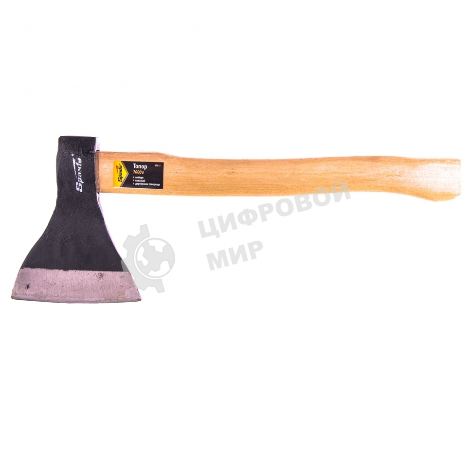 Топор Sparta 1000 г в сборе кованый деревянное топорище
