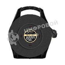 Удлинитель на катушке ExeGate Master ECS-10-3-10 (4 евророзетки с заземлением, IP20, 10м, защита от детей, защита от перегрузки, 3х0,75мм2, 10А/2.3кВт)