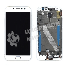 Дисплей для Asus Zenfone 4 Selfie Pro ZD552KL белый с рамкой