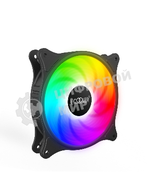 Вентилятор для корпуса PCCooler FX 120 ARGb черный, 120 мм, 2000 об/мин, 33.2 дБ, 4 pin