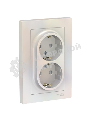 Розетка USB тип-C 65W высокоскор.заряд. QC, PD, мех. SE AtlasDesign Жемчуг