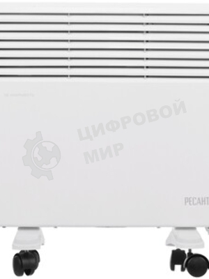 Конвектор электрический Ресанта ОК-1000Е белый, 1000 Вт, 10 м2, термостат, дисплей