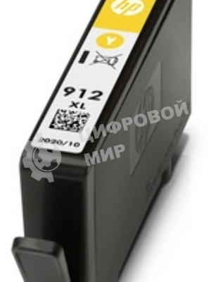 Картридж струйный HP 912XL 3YL83AE желтый увеличенной емкости (825 стр) для HP OfficeJet 801x, 802x