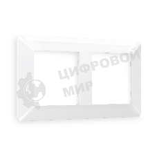 Рамка ALFA Line (Белый глянец) 2-ая AF110102