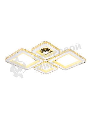 Потолочный светодиодный светильник Ambrella light FA1726/4 CH хром 3000K/4200K/6400K 108W 690*550*100 (ПДУ РАДИО 2.4G)