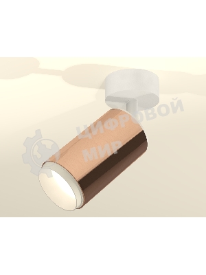 Светильник Ambrella Light XM6326002 PPG/SWH золото розовое полированное/белый песок MR16 GU5.3 (A2202, C6326, N6120)
