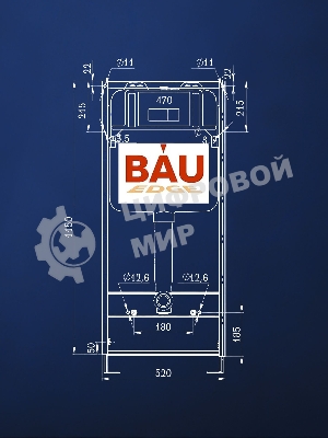 Комплект BAU 6 в 1: инсталляция BAU PRO для подвесного унитаза, унитаз подвесной безободковый торнадо обратного потока Bau Dream 52х36 Hurricane-5, сиденье быстросъемное микролифт, кнопка смыва BAU Stil , хром