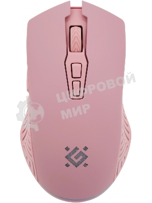 Мышь беспроводная Defender Pandora GM-502 розовый, 3200 dpi, радиоканал, USB, кнопки - 7