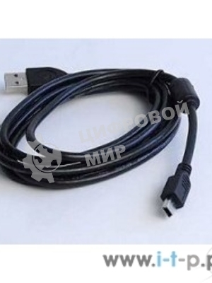 Кабель Gembird PRO USB 2.0 для соед. 1.8м А-miniB (5 pin) позол.конт., фер.кол.