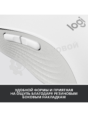Мышь беспроводная Logitech Signature M650 белый, 4000 dpi, радиоканал, Bluetooth, USB, кнопки - 5