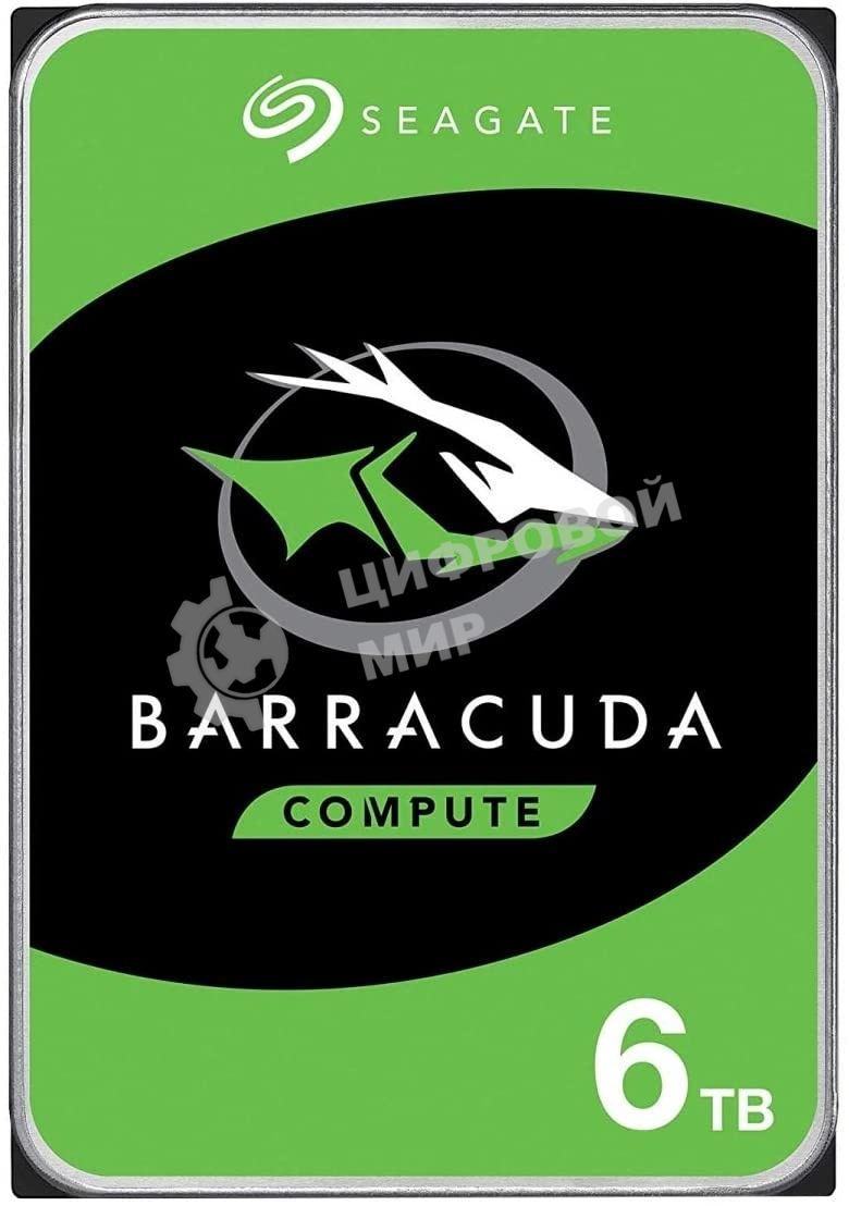 Жесткий диск Seagate 6Tb 5400rpm SATA 6Gb/S 256MB ST6000DM003 Seagate Barracuda 3.5