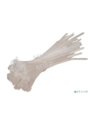 Стяжка нейлоновая Exegate EX253850RUS неоткрывающаяся CV-200W, 200 мм, упак. 100 шт белая