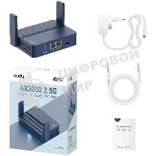 Маршрутизатор Cudy TR3000, AX3000, 2,5 Gbит/с (WAN) + 1 Gbит/с (LAN)1 USB3.0, MU-MIMO, Mesh (TR3000)