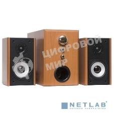 Колонки Dialog W-3000 Cherry 2.1, 60W RMS, 2 колонки+сабвуфер, дерево