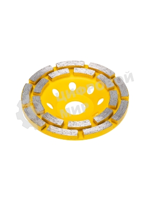 Чашка алмазная шлифовальная Kranz двухрядная, 115х22,2 мм