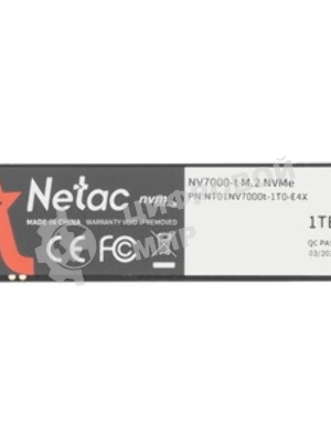 Накопитель SSD Netac NV7000-T, 1Tb, M.2 2280, PCIe 4.0 x4, NVMe, R/W 7300/6600, с радиатором