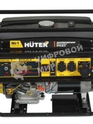 Электрогенератор Huter DY8,0LX-электростартер Grey