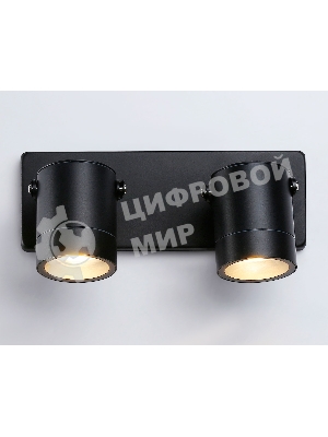 Светильник Ambrella light ST3888/2 BK черный IP54 GU10/2 max 35W 250*80*85
