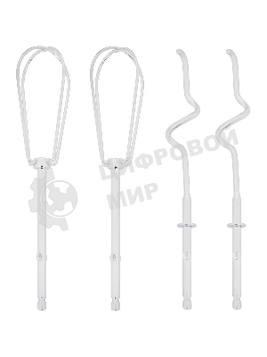 Миксер ручной Starwind SHM-251 250 Вт, белый/коралловый