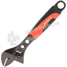 Ключ разводной Patriot AWF-300, обрезиненная ручка, 300/35 мм