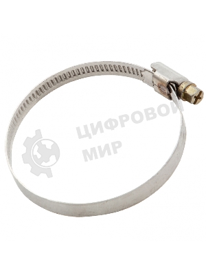 Хомуты Сибртех нержав. сталь, стандартное болтовое крепление 50-70 мм, ширина 9 мм, 50 шт.