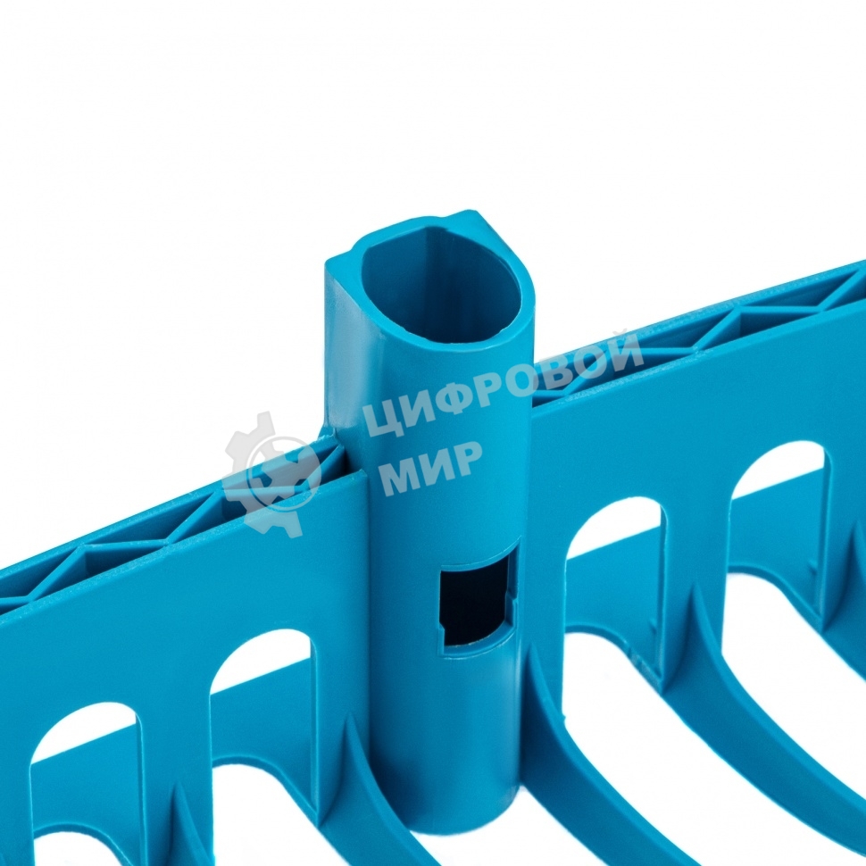 Грабли пластиковые Palisad LUXE 565 мм, 18 прямых зубьев, усиленные