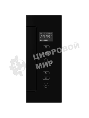 Встраиваемая микроволновая печь Brandt, 3 функции приготовления, 8 автоматических программ, гриль, размораживание, сенсорное управление, таймер, объем 25 л, защита от детей, черный