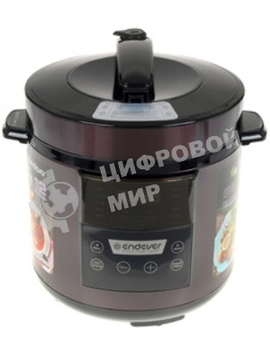 Мультиварка-скороварка Endever VITA 98 черный/сливовый электрическая Endever Vita 98
