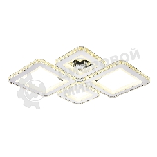Потолочный светодиодный светильник Ambrella light FA1726/4 CH хром 3000K/4200K/6400K 108W 690*550*100 (ПДУ РАДИО 2.4G)