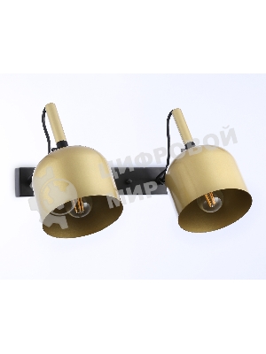 Светильник Ambrella light TR97106/2 GD/BK золото/черный E27*2 max 40W D130*223*273