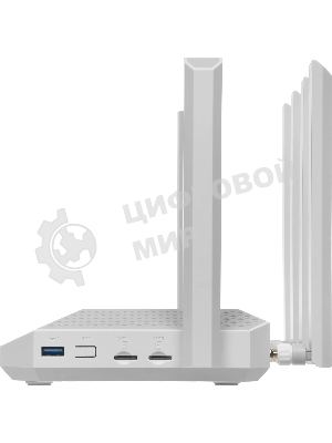 Мультигигабитный интернет-центр Netcraze Hero 5G (NC-4110) с модемом 5G, двумя слотами для SIM-карт, Mesh Wi-Fi 6 AX3000, Smart-коммутатором 1×2.5G и 4×1G, многофункциональными портами USB 3.0 и 2.0