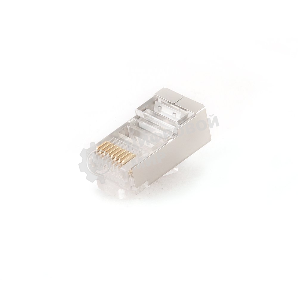 Коннектор RJ-45 экранированный 5 кат, 100 шт, PLUG5SP, RJ45-FTP/SFTP
