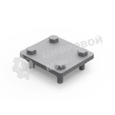 Соединитель полоса-полоса 25-40мм с разделит. пластиной 80х70мм ДКС NG3105