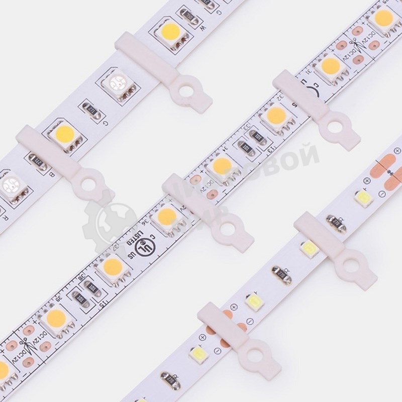 Монтажная клипса для светодиодной ленты шириной 10 мм LAMPER