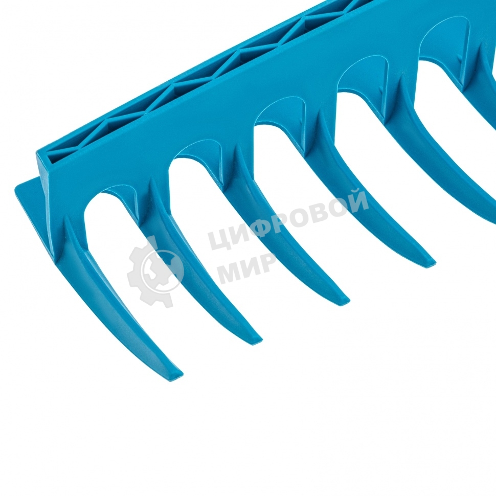 Грабли пластиковые Palisad LUXE 565 мм, 18 прямых зубьев, усиленные