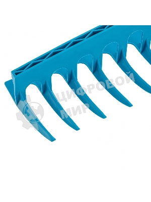 Грабли пластиковые Palisad LUXE 565 мм, 18 прямых зубьев, усиленные