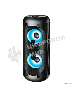 Акустическая система Ginzzu GM-210 Midi RGB/BT/USB/TF/FM/ДУ черный