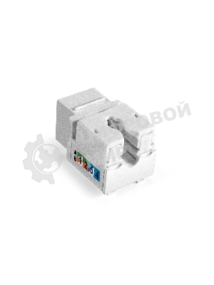 Модуль-вставка Keystone Jack RJ-45 ExeGate KJ-8P8C-U-C6-90-110 (Кат.6, неэкранированная, 90 градусов, IDC 110)