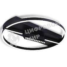 Светильник Ambrella light FL51460/1+1 BK черный  72W 3000K-6400K+4200K D600*110 (ПДУ РАДИО 2.4G)