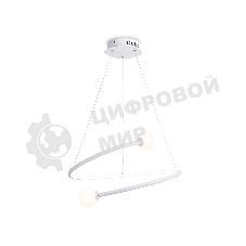 Светильник Ambrella light FL66291 WH белый 39W 3000K-6400K D500*1000 (ПДУ ИК)