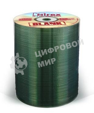 Диск CD-R Mirex 700 Mb, 48х, Shrink (100 шт.), Blank (100/500)