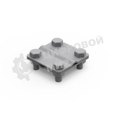 Соединитель крестовой пруток-пруток d8 ДКС NG3104