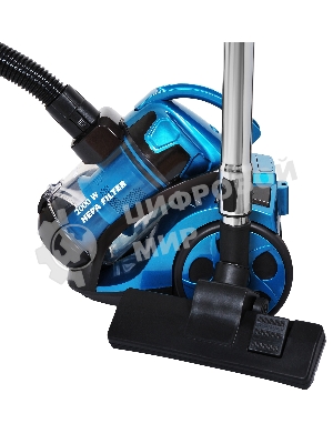 Пылесос Starwind SCV5630 голубой/черный, 350/2000 Вт, уборка сухая, пылесборник контейнер 2.5 л