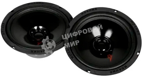 Колонки автомобильные Ural Молния АС-МЛ165 (без решетки) 180Вт 93дБ 4Ом 16.5 см (6 1/2 дюйм) (ком.: 2 кол.) широкополосные однополосные